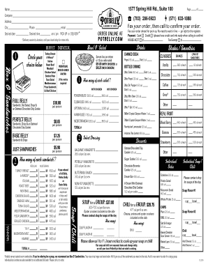 potbelly menu