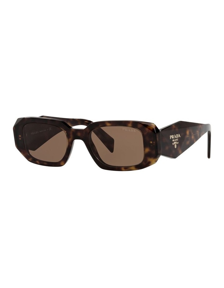 prada acetate rectangle black sunglass