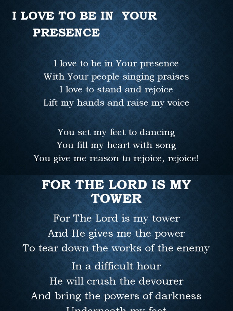 praise and worship with lyrics