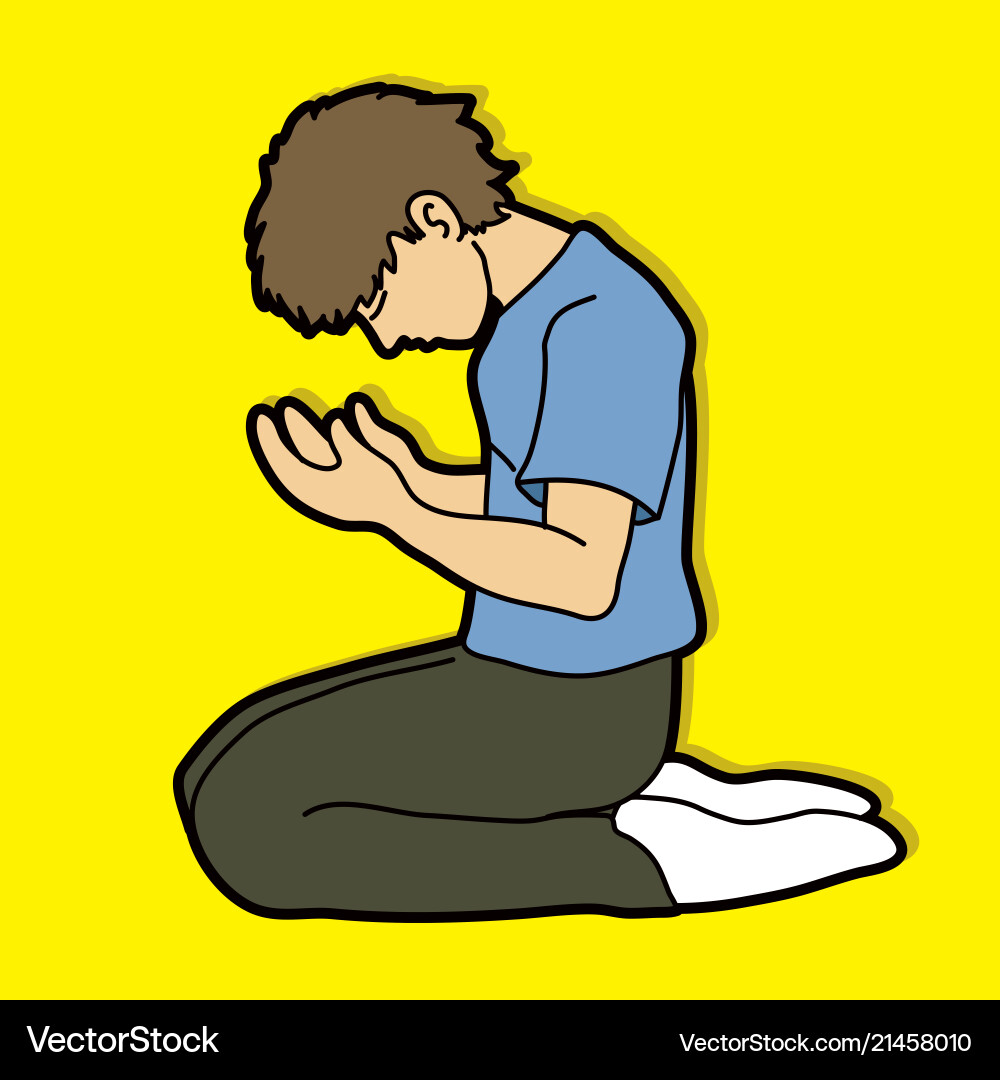 pray cartoon picture