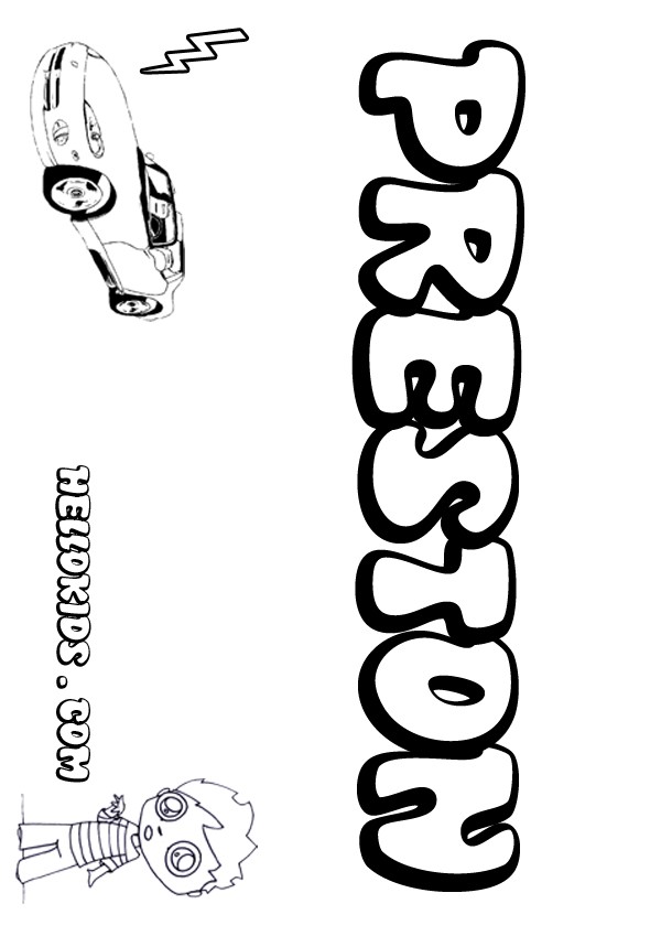 prestonplayz coloring pages