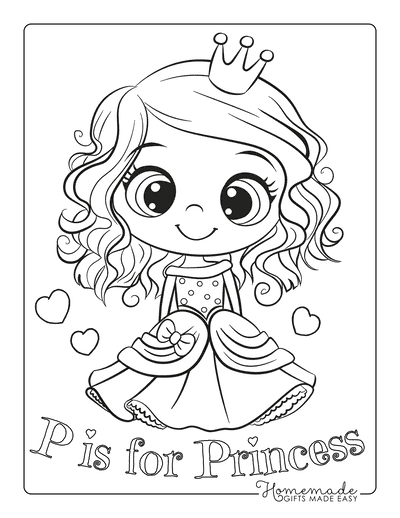 print princess coloring pages