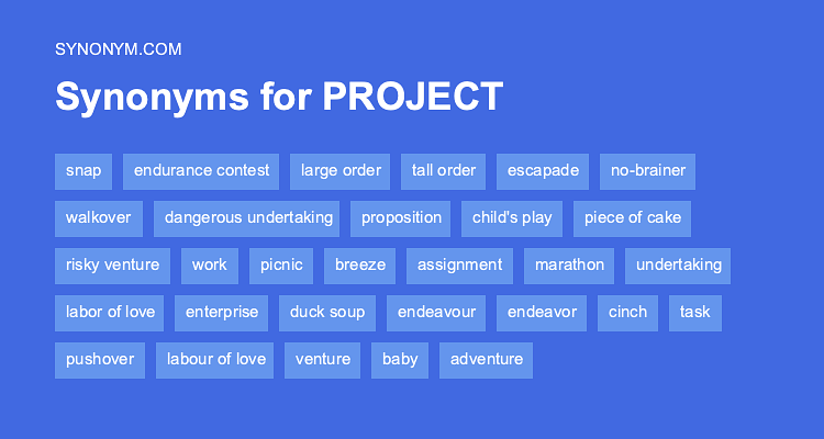 project synonym