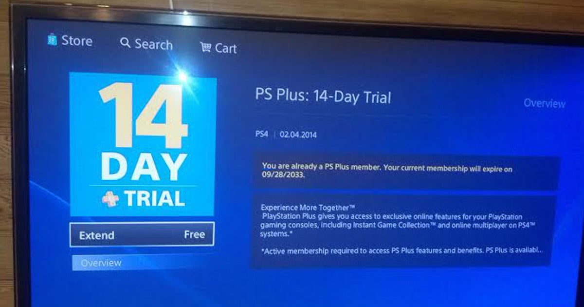 ps4 14 day plus