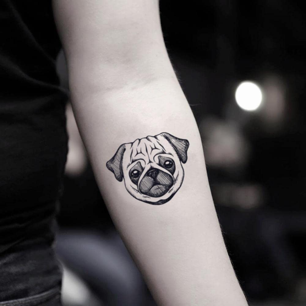 pug tattoo