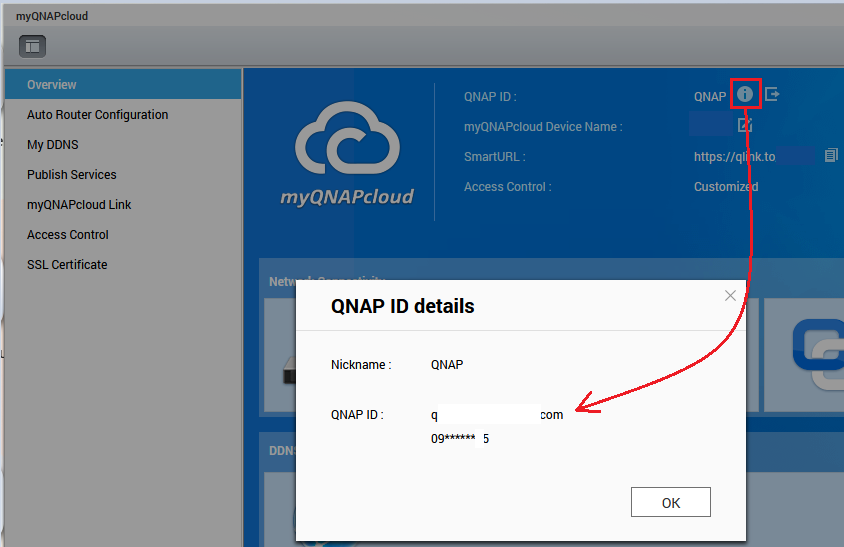 qnap id