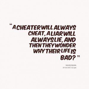 quotes on cheaters and liars