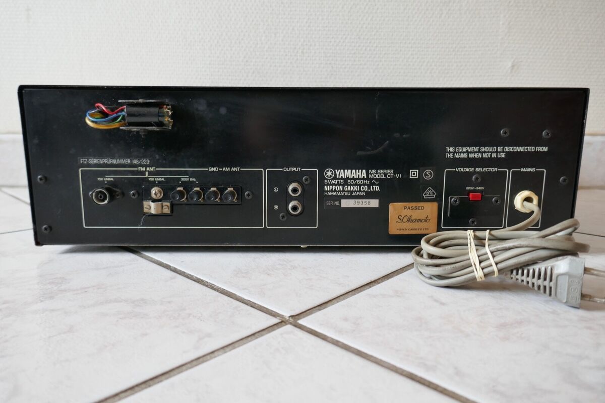 radio tuner yamaha