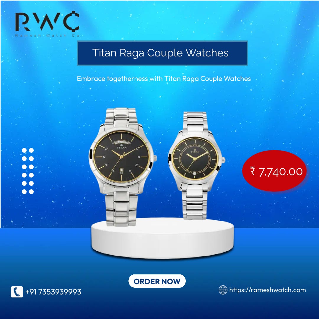 raga couple watches