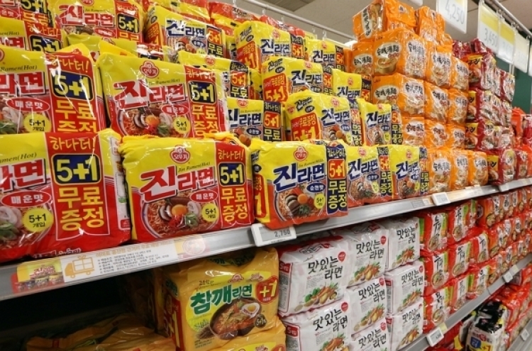 ramen price in korea