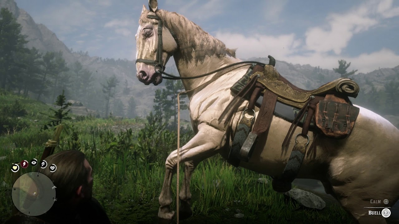 rdr2 pc calm horse