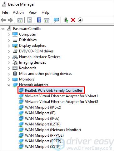 realtek pcie gbe family controller driver