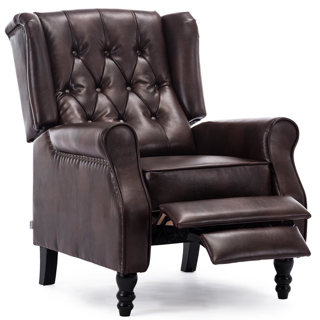 reclining wingback armchair