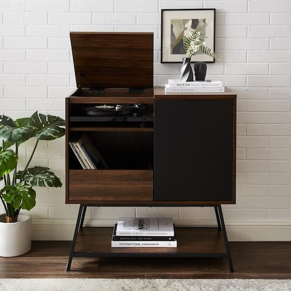 record player with cabinet