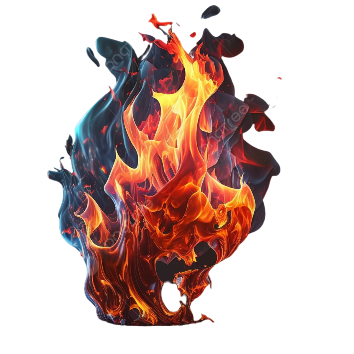 red flame png