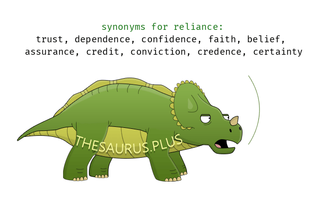 reliance thesaurus