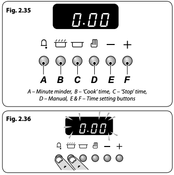 reset clock on rangemaster