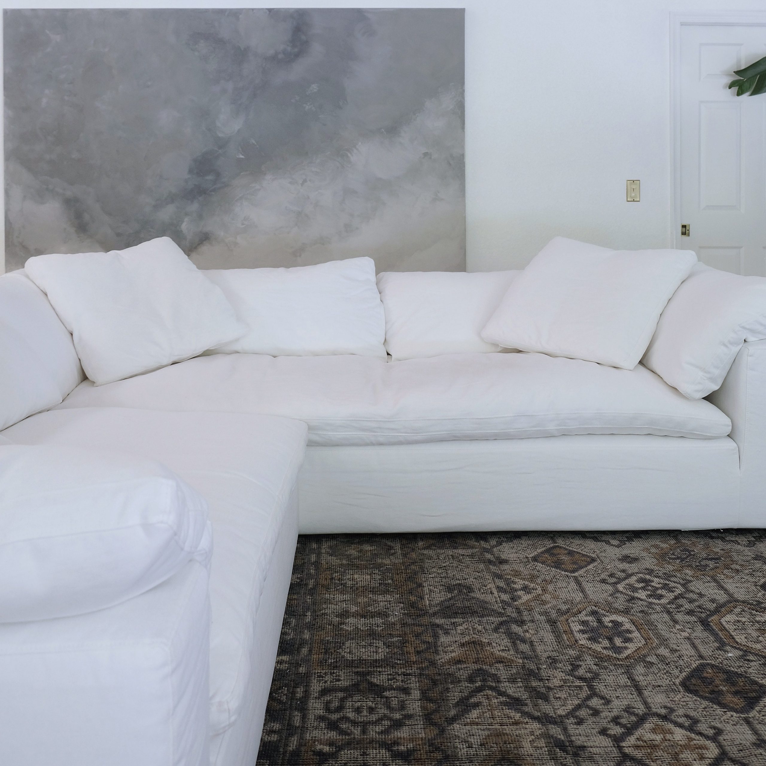 restoration hardware cloud sofa