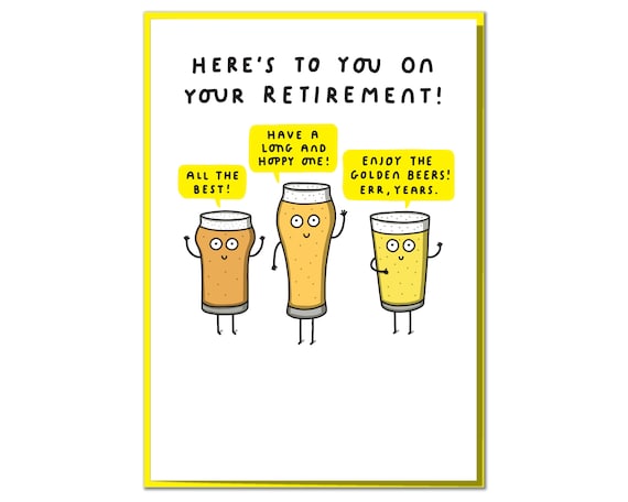 retirement cards funny