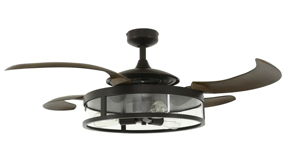 retractable ceiling fan