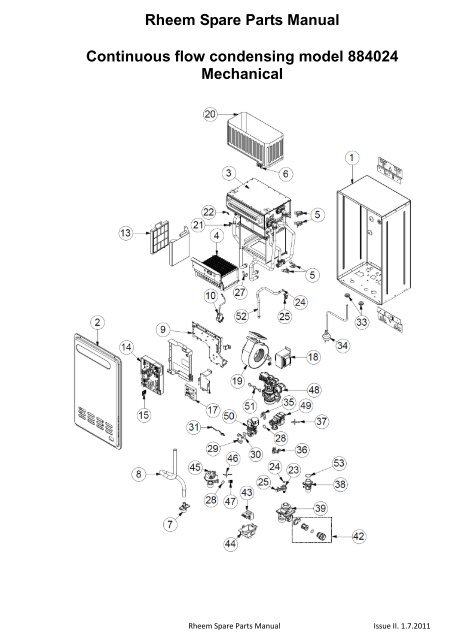 rheem 18 continuous hot water troubleshooting