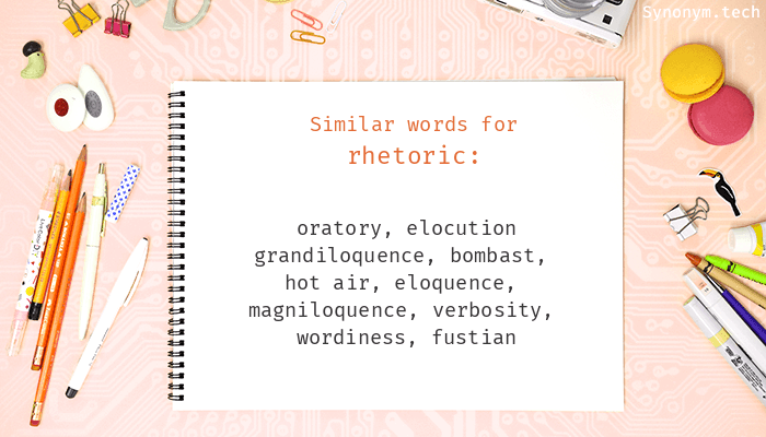 rhetoric synonym