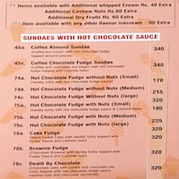 richie rich ice cream menu