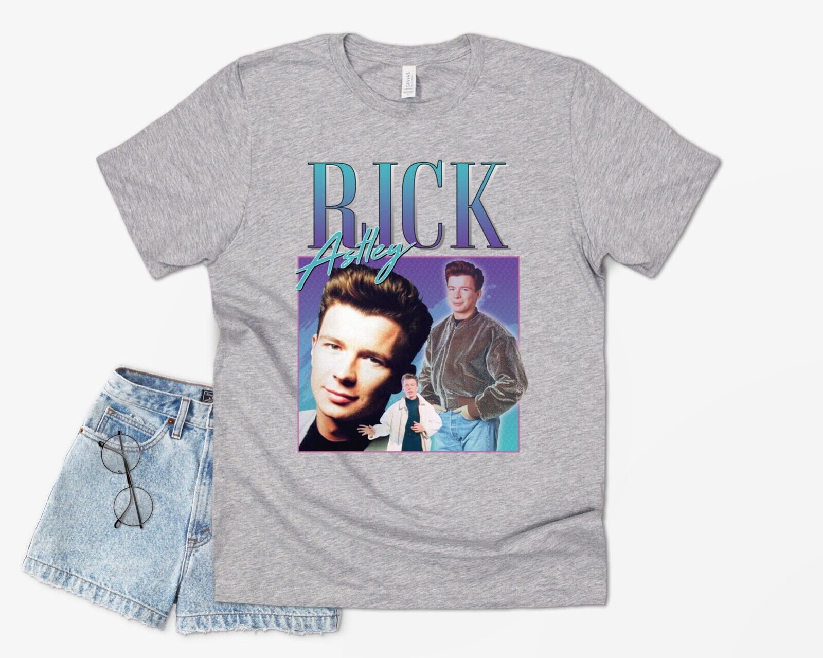 rick astley t shirt