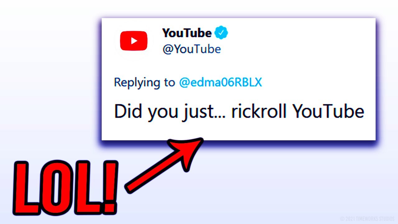 rickroll youtube