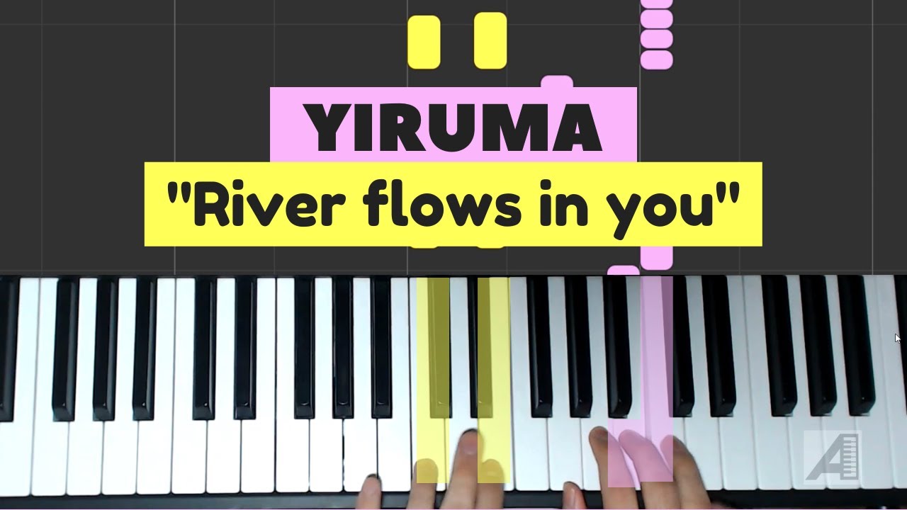 river flows in you piano tutorial