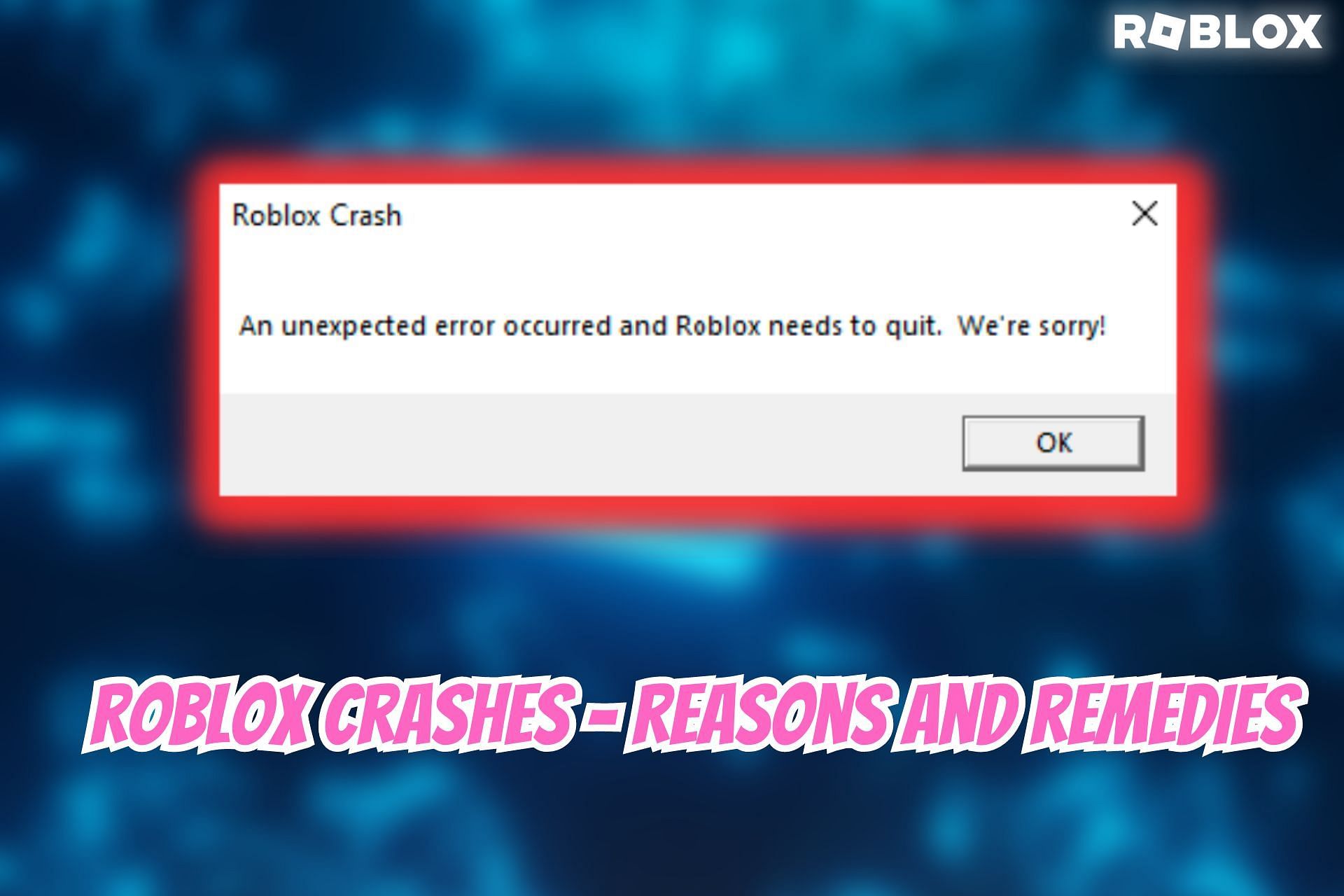 roblox crashing