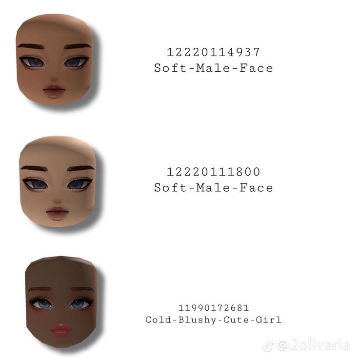 roblox id for faces