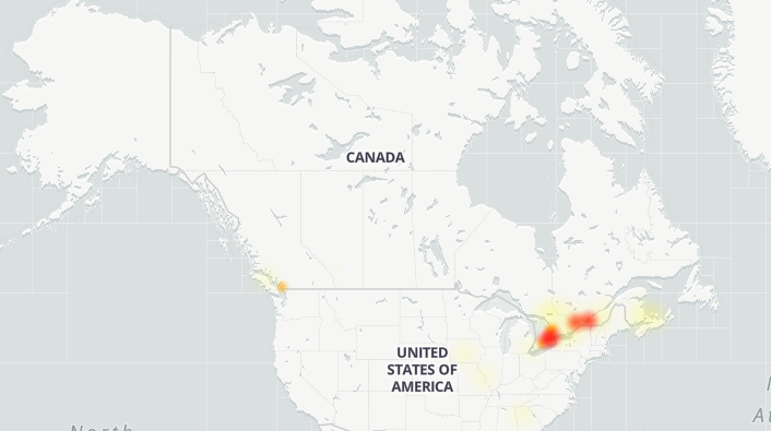 rogers outage map toronto