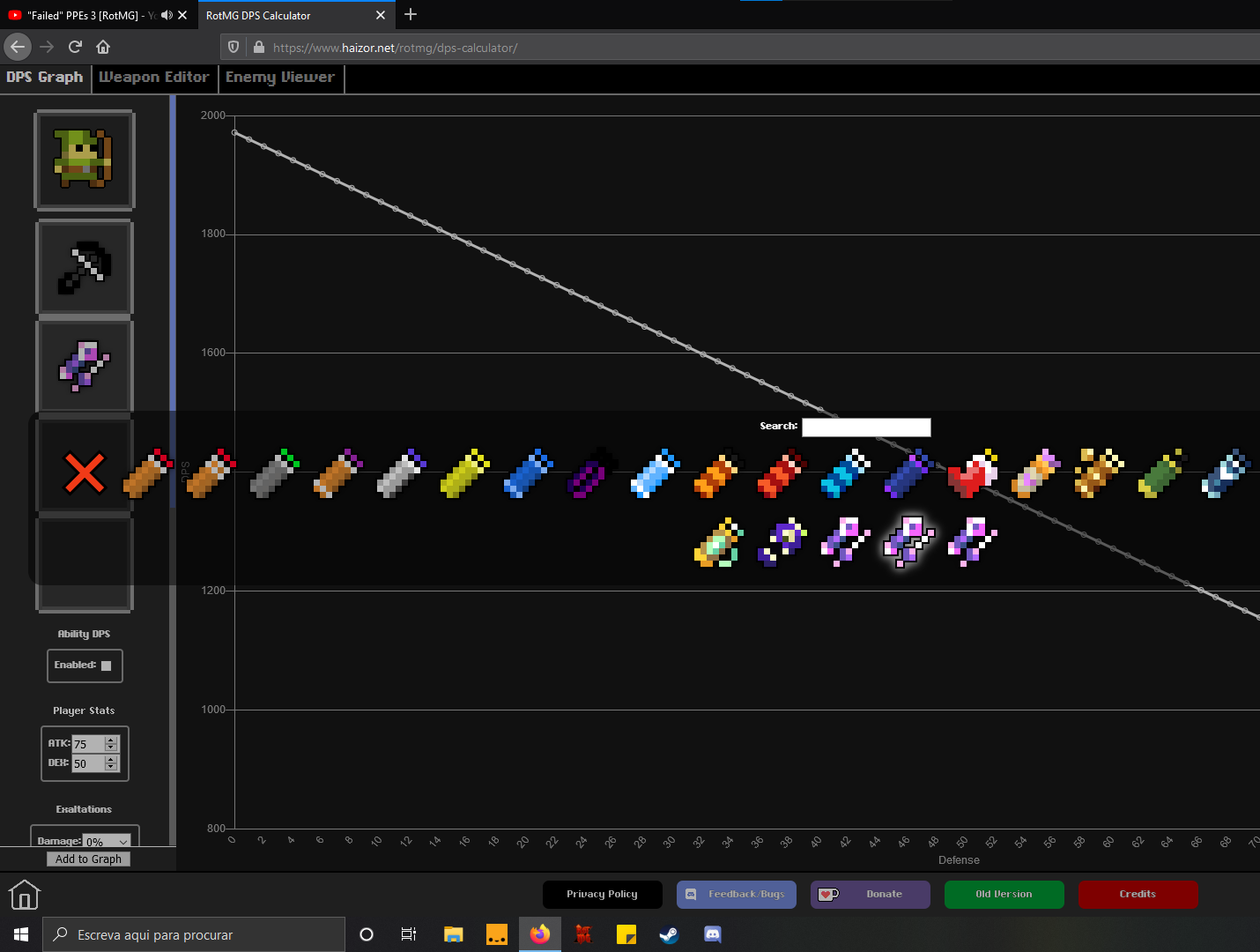 rotmg dps calculator