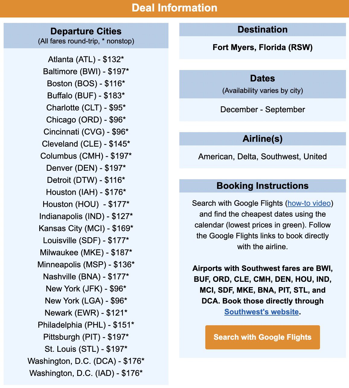 round trip flights to florida