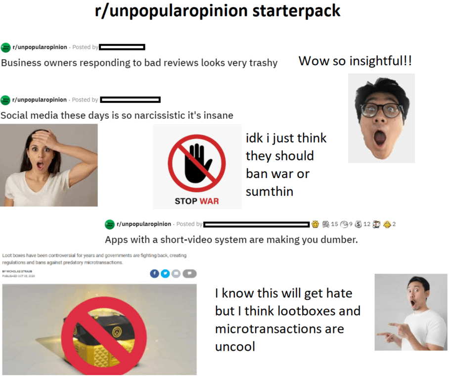 r/unpopularopinion