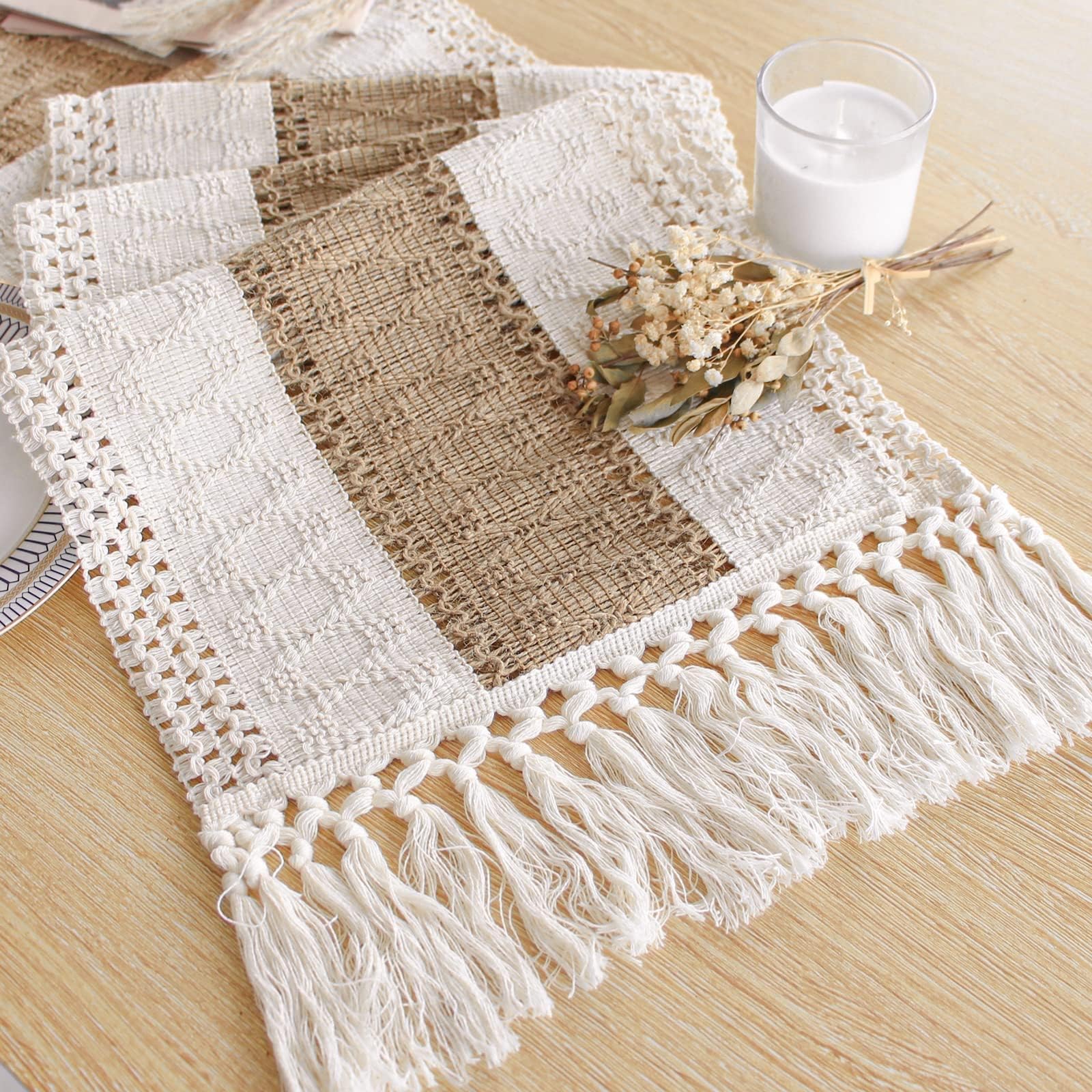 rustic table runners