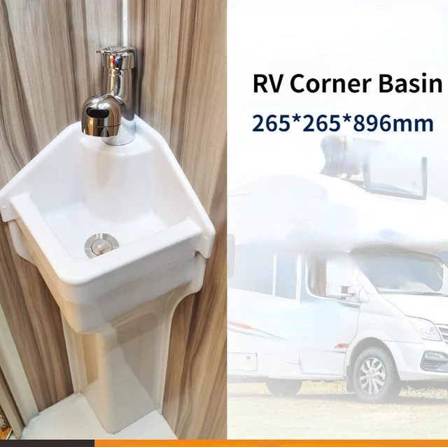 rv corner sink