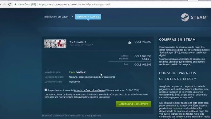 saldo pendiente steam