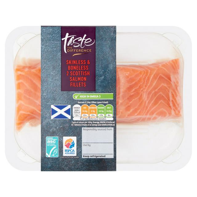 salmon fillet sainsburys