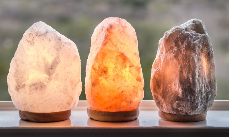 salt rock lamp leaking