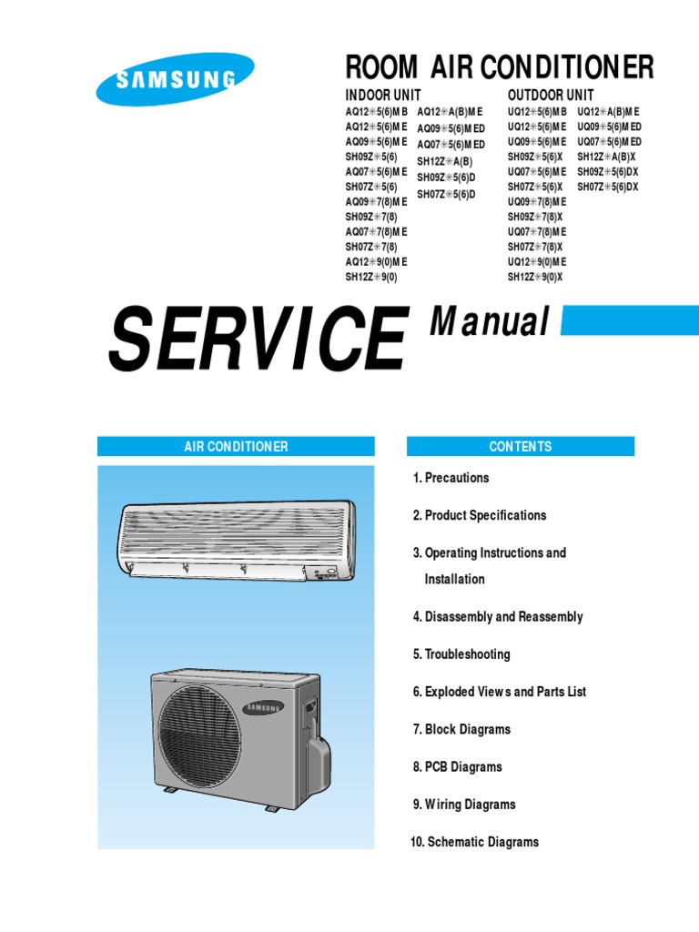 samsung ac unit manual