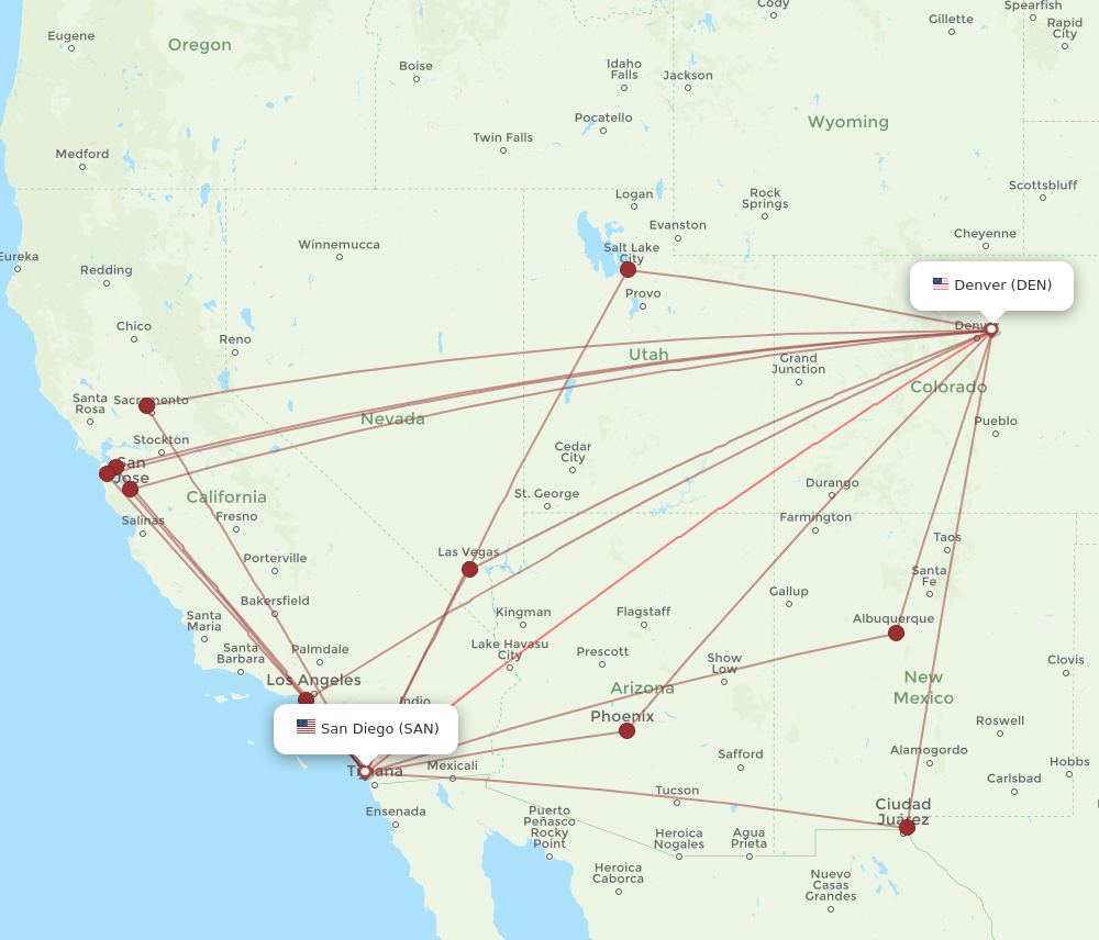 san diego to colorado flights