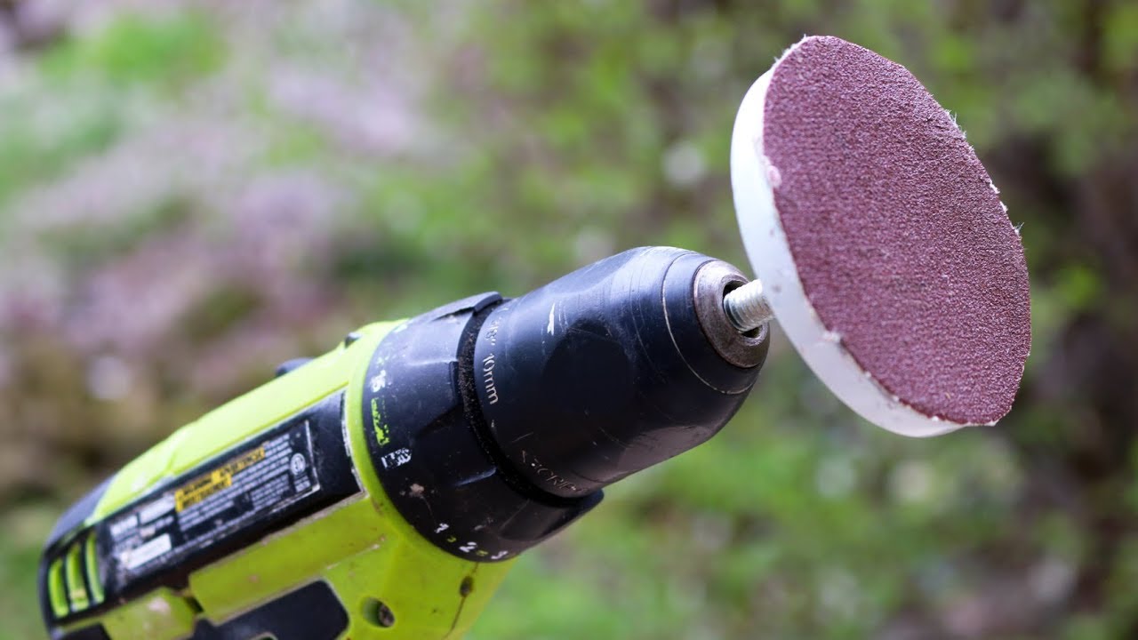 sandpaper attachment for drill