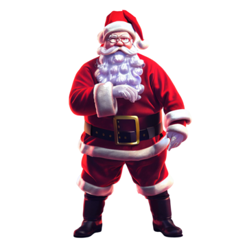 santa claus no background