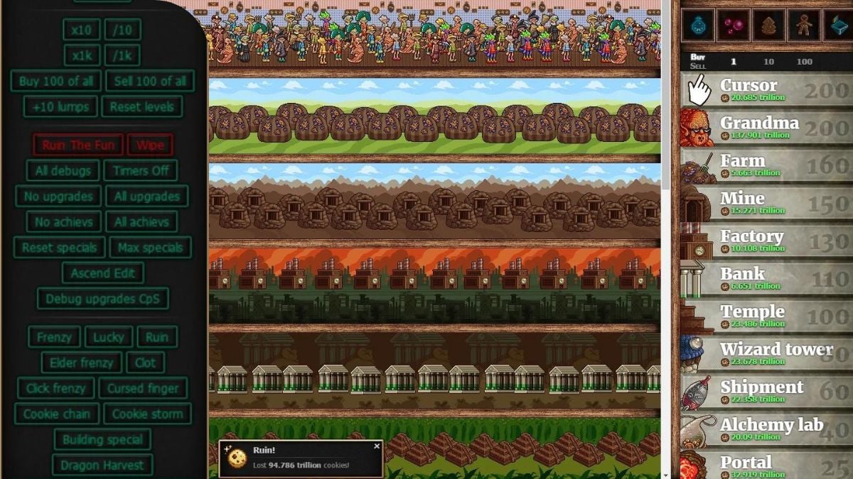 saysopensesame cookie clicker