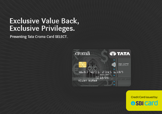 sbi tata croma credit card