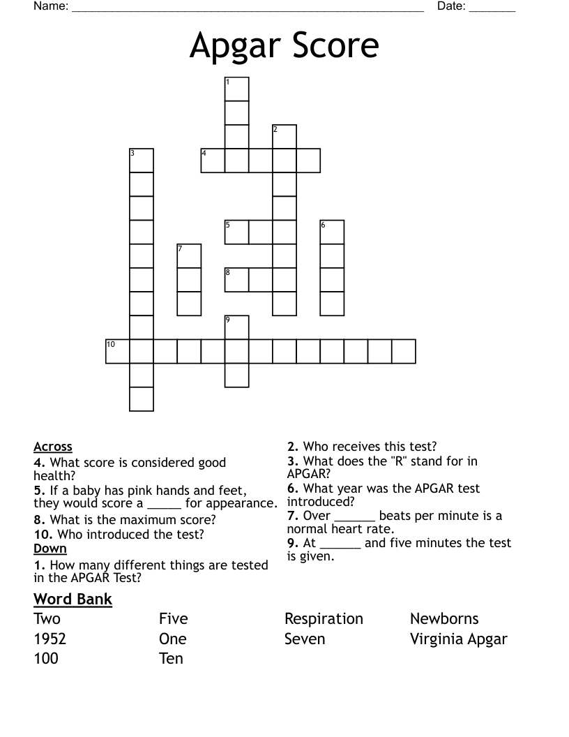 score crossword