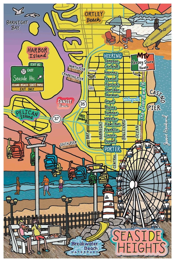 seaside heights nj boardwalk map