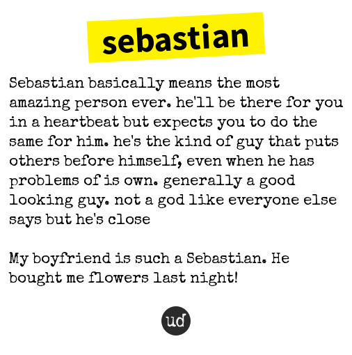 sebastian urban dictionary